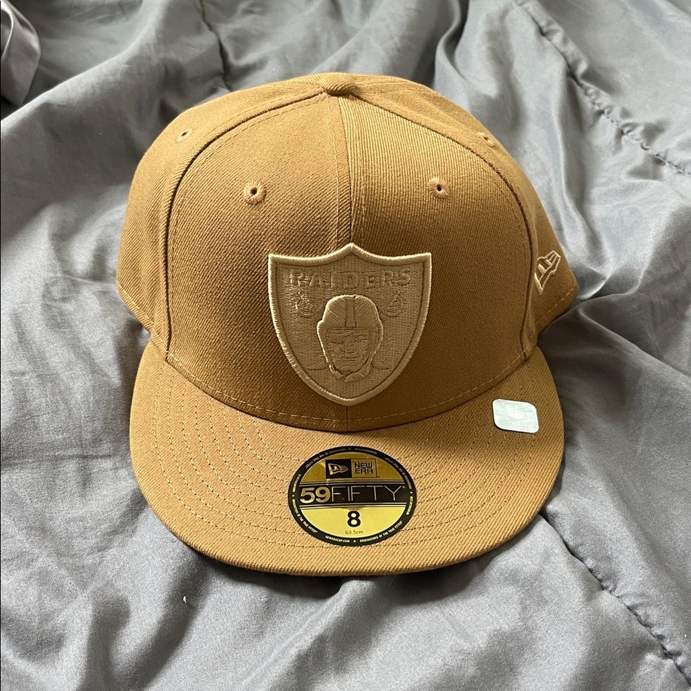 New Era 59FIFTY Brown Raiders Cap